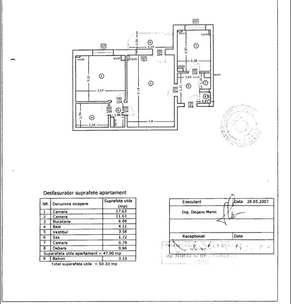 Tineretului, facultati 2 camere mobilate,